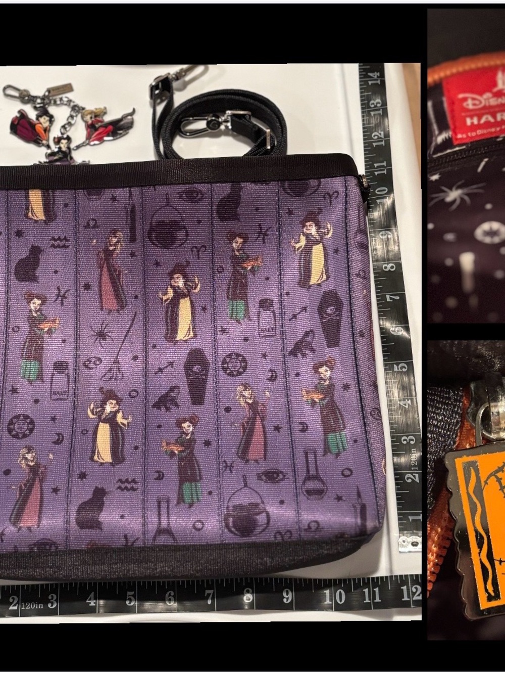 Harveys Seatbelt Hocus Pocus Convertible Crossbody / Backpack / pre-owned